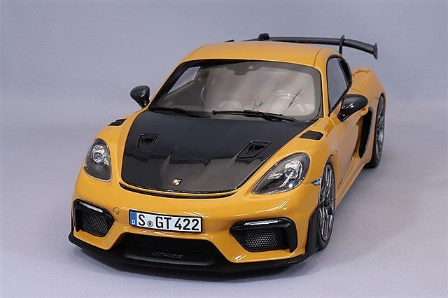 Norev NO187252 1/18 Porsche Cayman GT4 RS 2023 Yellow Die-cast