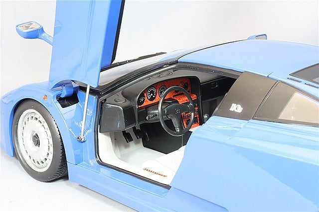 KK Scale KKDC120131 1/12 Bugatti EB110 1991 Blue Diecast Opening Parts Model