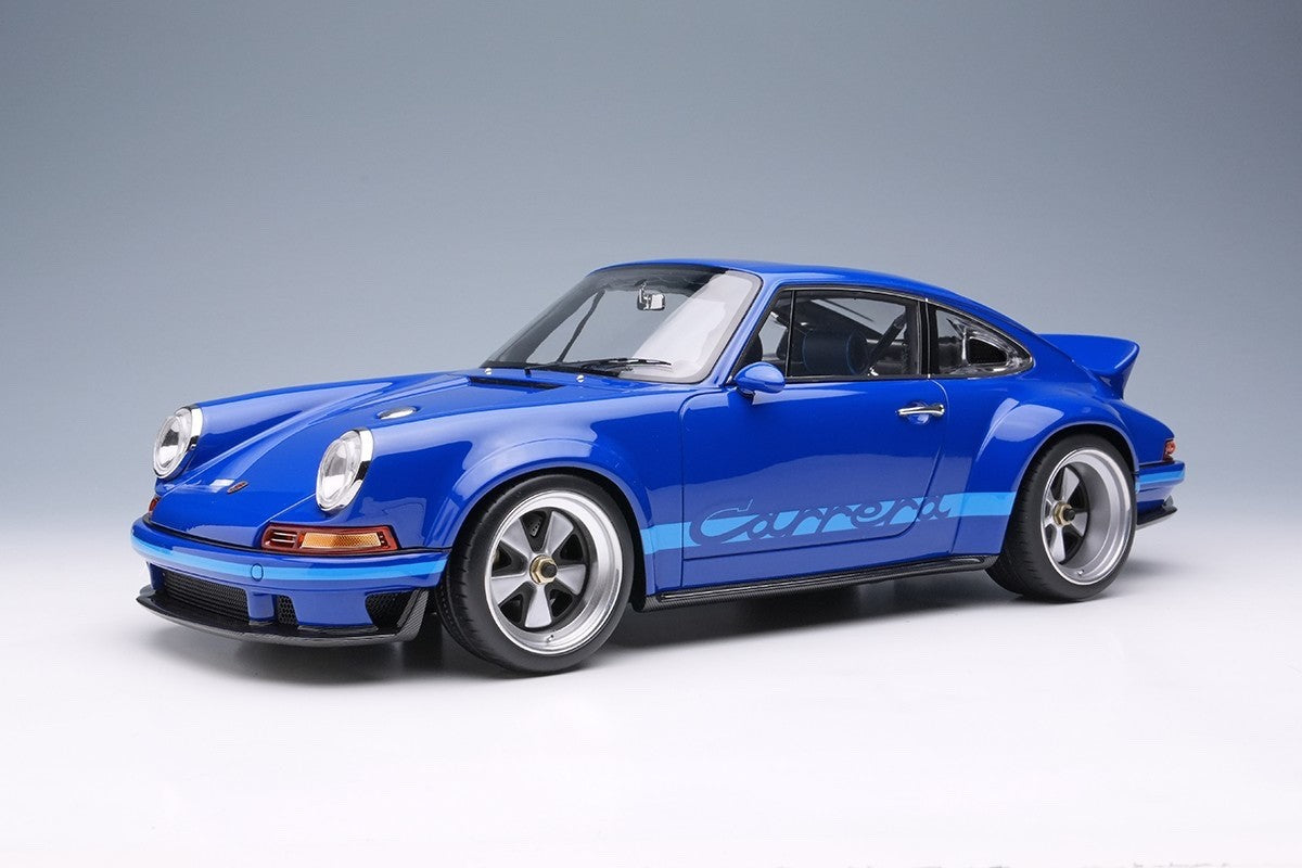 EIDOLON EML018Q 1/18 Singer 911 DLS 2023 Indigo Resin Model Car