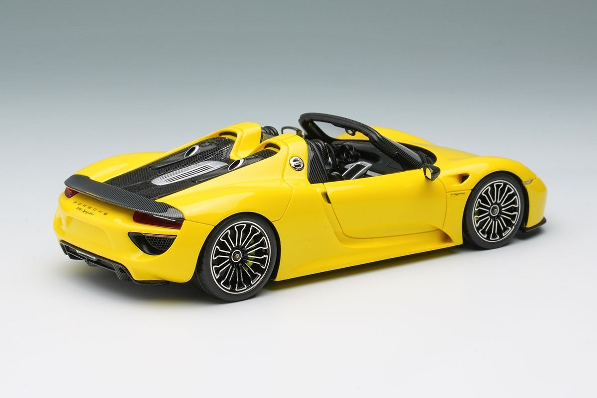 EIDOLON EM568G 1/43 Porsche 918 Spyder 2011 Yellow Resin Limited 80pcs