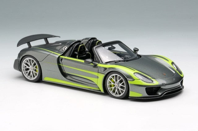 EIDOLON EM812C 1/43 Porsche 918 Spyder Weissach Gray Resin Limited 80pcs