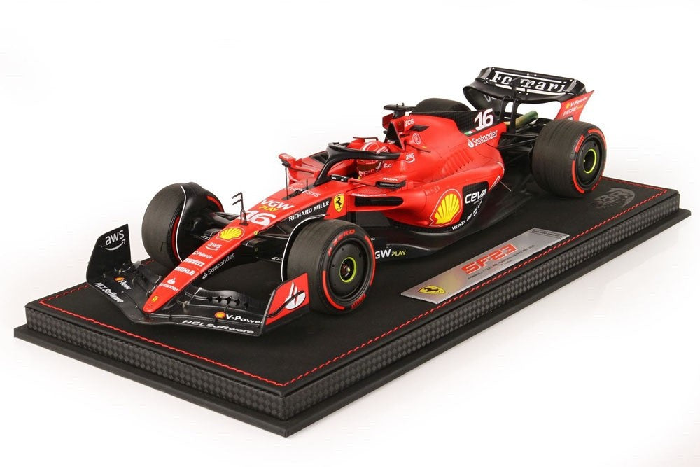 BBR BBR231816DIE 1/18 Ferrari SF-23 2023 Bahrain GP C.Leclerc Diecast Limited 20