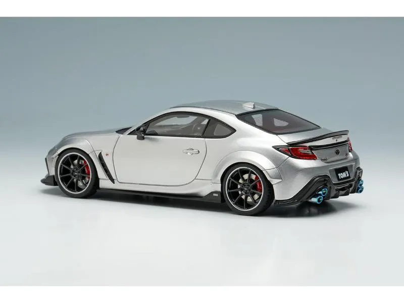 Make Up EIDOLON EM725D 1/43 TOMʼS GR86 Wide Body 2022 Ice Silver Metallic(Resin)