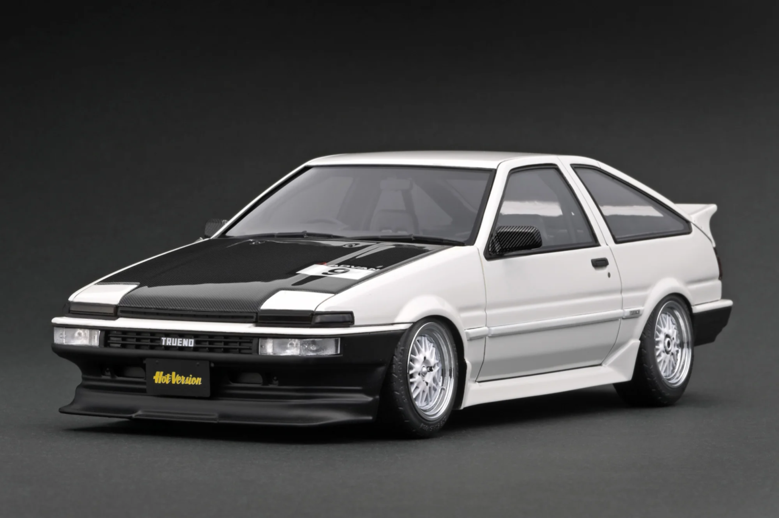 Ignition Model IG3488 1/18 Toyota Trueno AE86 Tsuchiya TK-Street White Resin