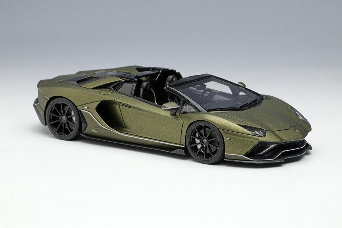 EIDOLON EM638A 1/43 Lamborghini Aventador LP780-4 Ultimae Roadster Verde Gea