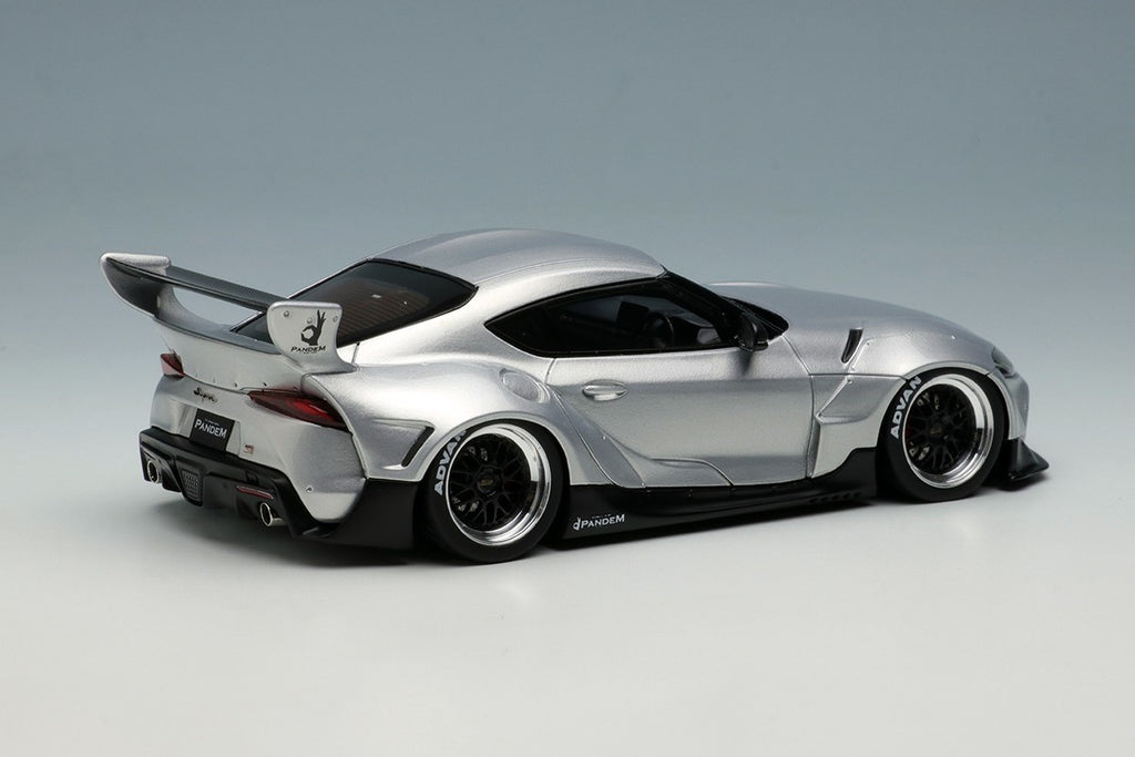 Make Up EIDOLON RB006D 1/43 Toyota Pandem GR Supra Ver1 Silver Metallic 2019