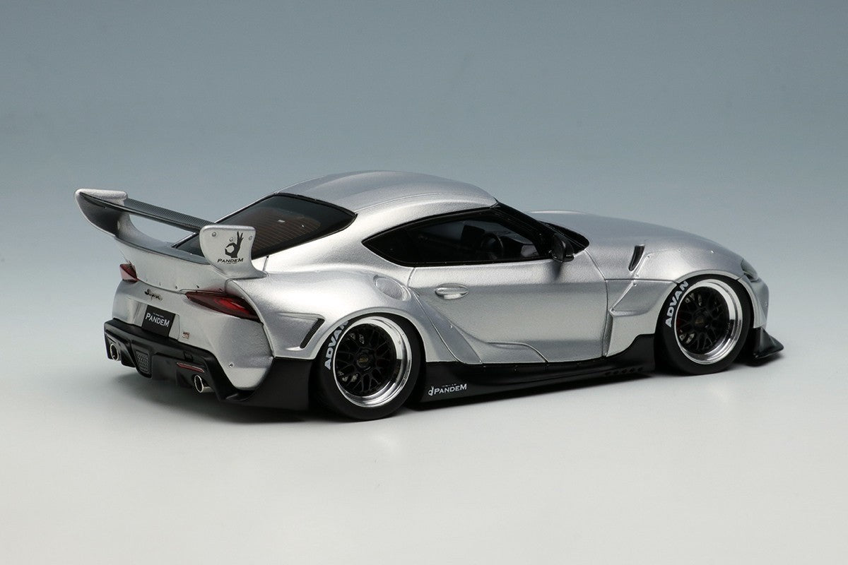 Make Up EIDOLON RB006D 1/43 Toyota Pandem GR Supra Ver1 Silver Metallic 2019
