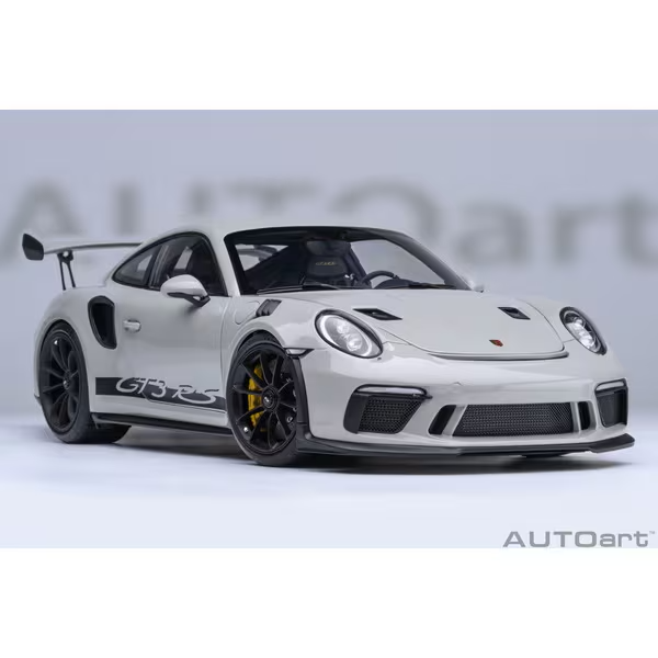 AUTOart 78180 1/18 Porsche 911 991.2 GT3 RS Light Grey Diecast
