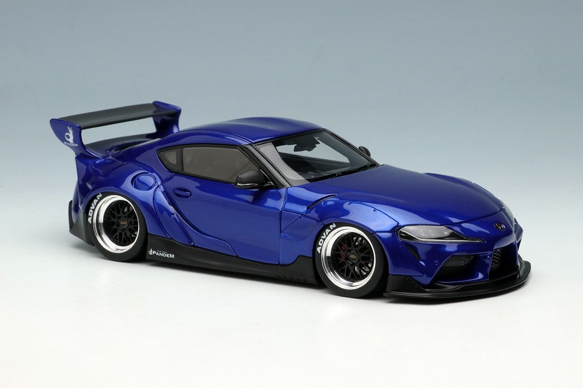 Make Up EIDOLON RB006C 1/43 Toyota Pandem GR Supra Ver1 Candy Blue 2019