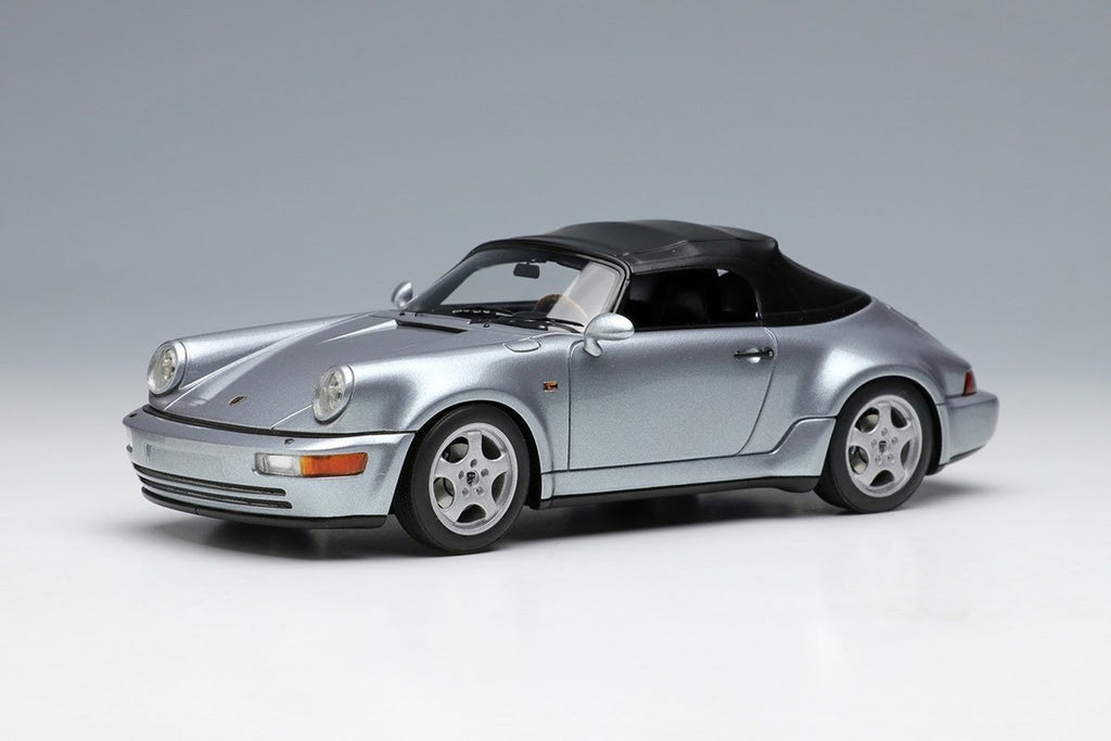 Make Up EIDOLON VM166A 1/43 Porsche 911 964 Speedster Polar Silver Finish 1993