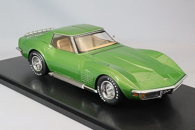 KK Scale KKDC181221 1/18 Chevrolet Corvette C3 1972 Light Green