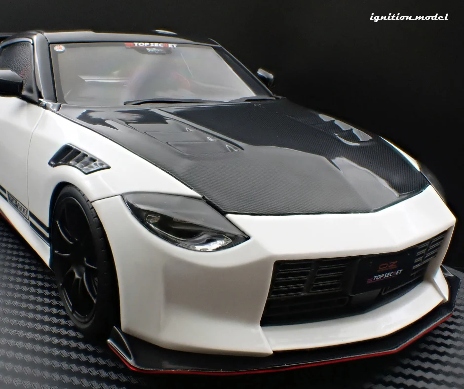 Ignition Model IG3381 1/18 TOP SECRET Nissan Fairlady Z RZ34 White Resin
