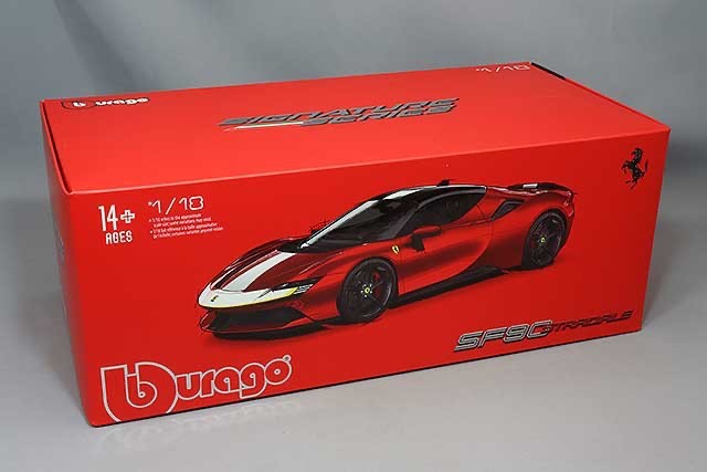 Bburago K18-16911R1 1/18 Ferrari SF90 Stradale Assetto Fiorano Red Diecast