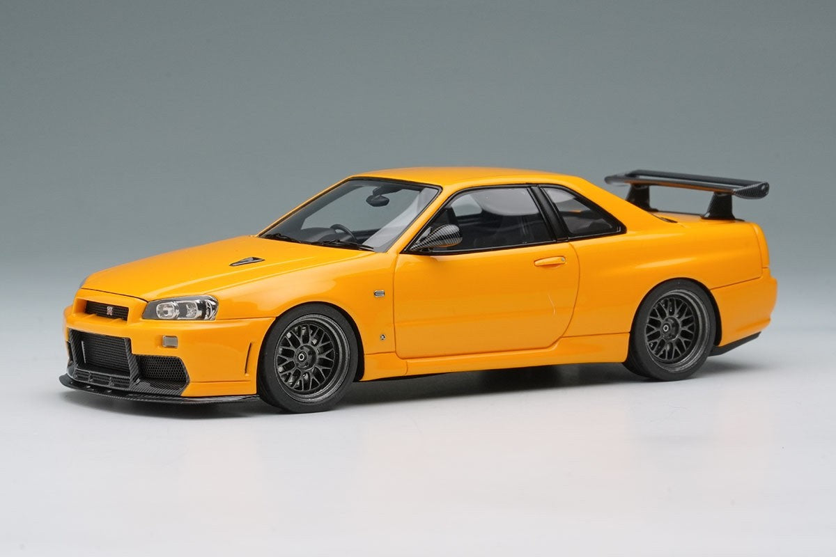 Make Up EIDOLON EM681C 1/43 Mine's BNR34 GT-R Built By Legends Yellow