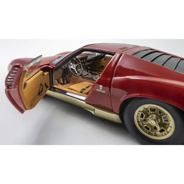Kyosho KS08314R 1/18 Lamborghini Miura P400 Red Diecast Model Car