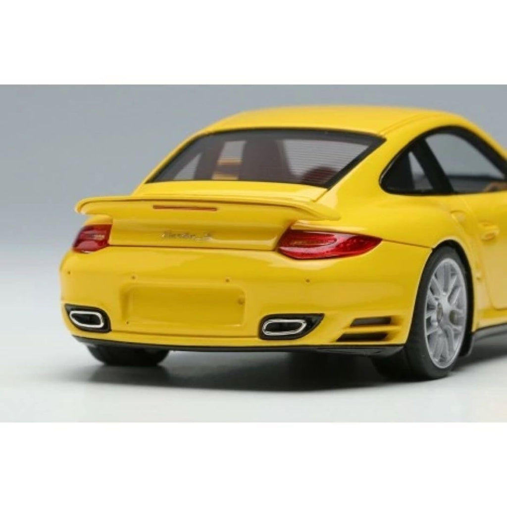 Make Up EIDOLON EM604J 1/43 Porsche 911 997.2 Turbo S Speed Yellow 2011