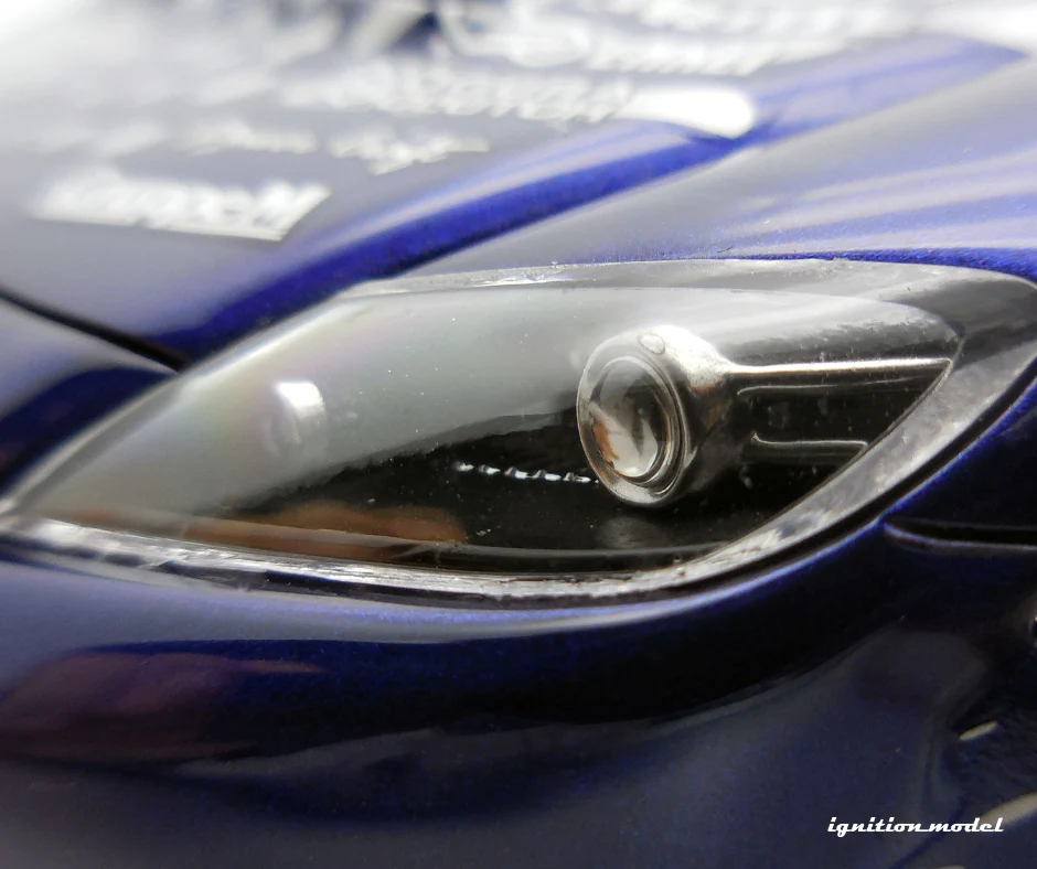 Ignition Model IG3243 1/18 RE Amemiya Mazda RX-8 SE3P Blue Resin w/ Figure
