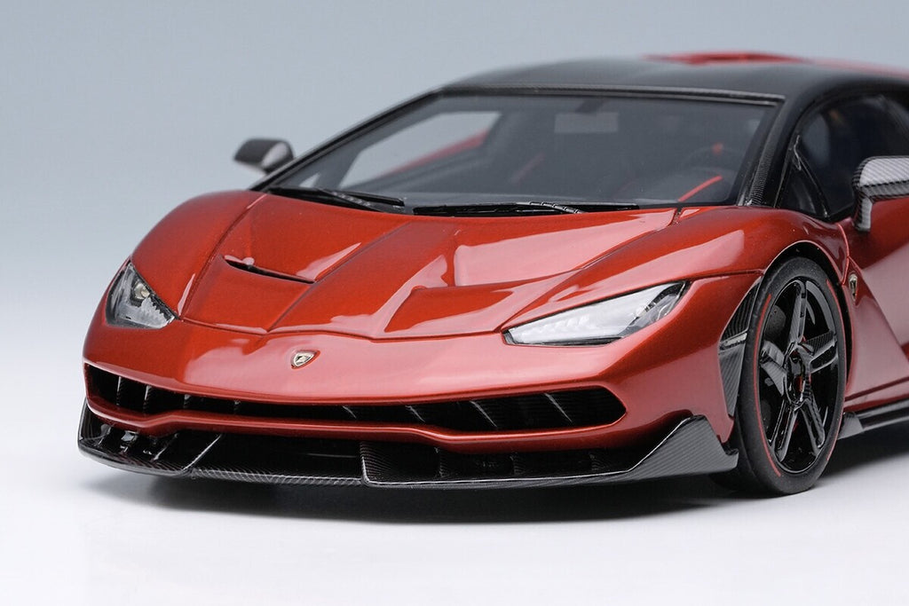 EIDOLON EM780C 1/43 Lamborghini Centenario LP770-4 2016 Rear Wing Up RossoEfesto