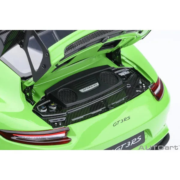 AUTOart 78179 1/18 Porsche 911 991.2 GT3 RS Weissach Green Diecast