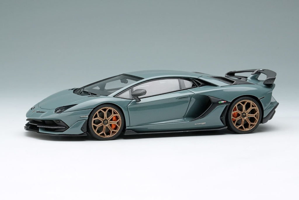 EIDOLON EM438N 1/43 Lamborghini Aventador SVJ 2018 Gray Resin Limited 60pcs