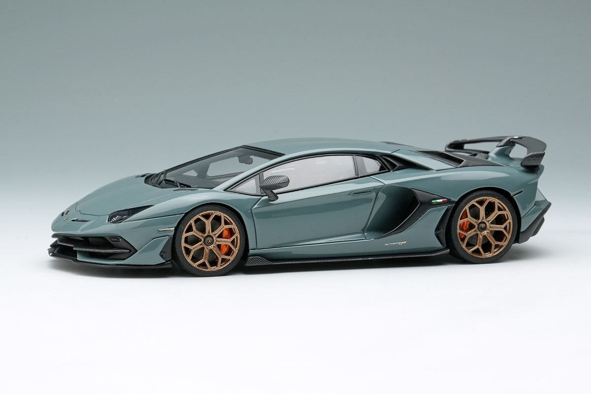 EIDOLON EM438N 1/43 Lamborghini Aventador SVJ 2018 Gray Resin Limited 60pcs