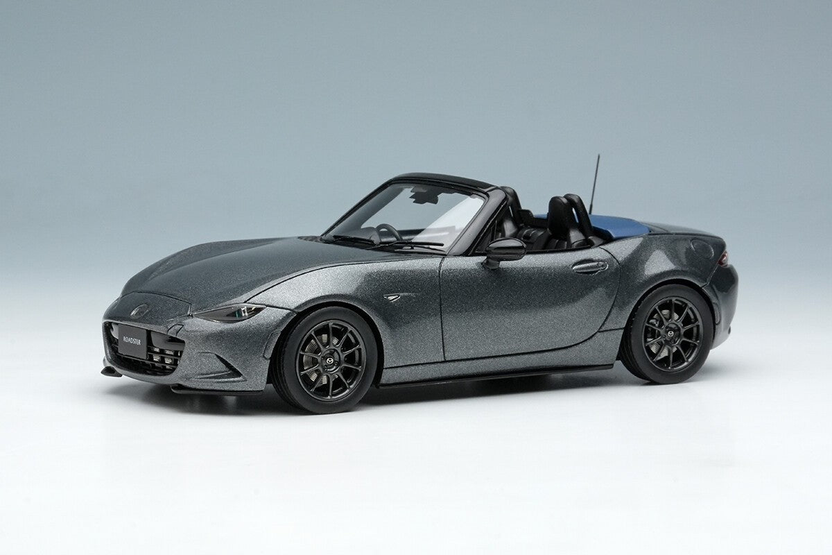 Make Up EIDOLON EM764B 1/43 Mazda Roadster ND 990S 2022 Machine Gray Metallic