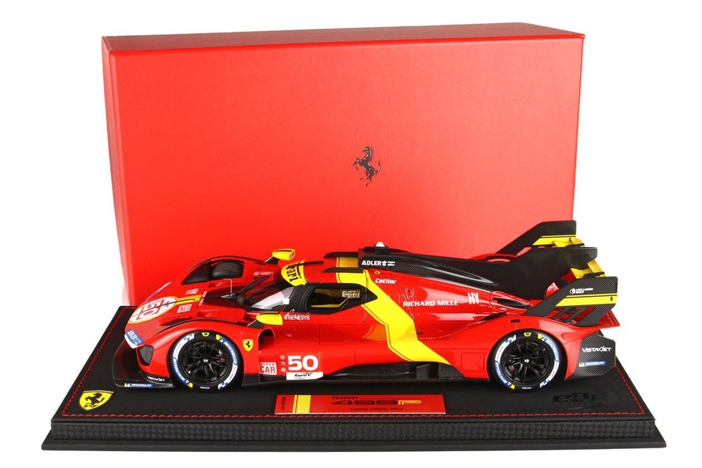 BBR P18226V 1/18 Ferrari 499P Hypercar 2022 Launch Edition Rosso Corsa Ltd 599pc