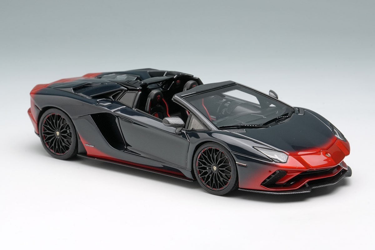 EIDOLON EM767B 1/43 Lamborghini Aventador S Roadster 50th Japan 2018 Rosso