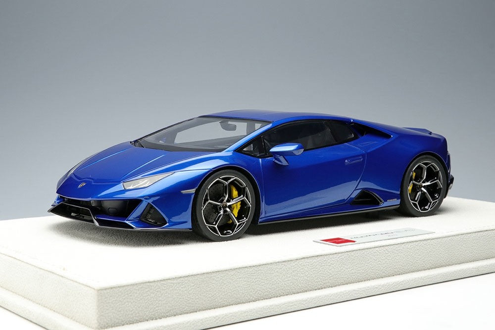 Make Up EIDOLON EML031B 1/18 Lamborghini Huracan EVO Blu Nethuns Asir Wheels