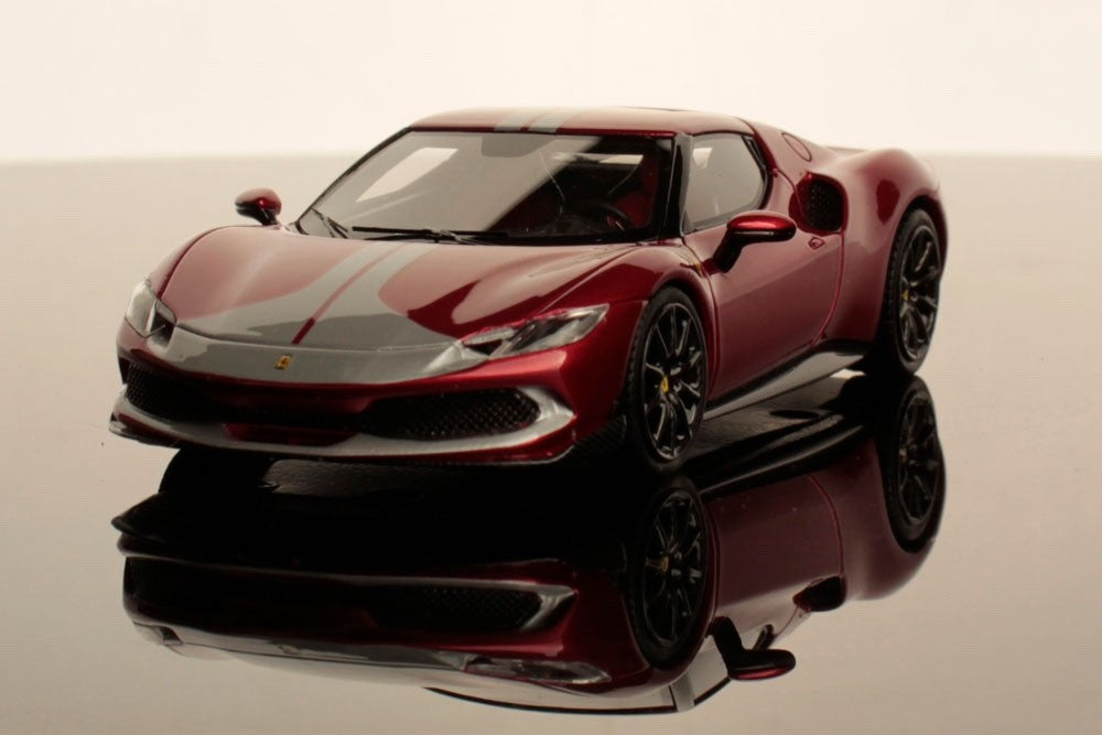 Looksmart LS533F 1/43 Ferrari 296 GTB 2022 Rosso Imola Assetto Fiorano Resin