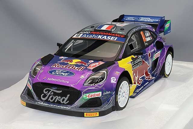 TOP SPEED TS0468 1/18 Ford Puma Rally1 2022 Monte Carlo Winner #19
