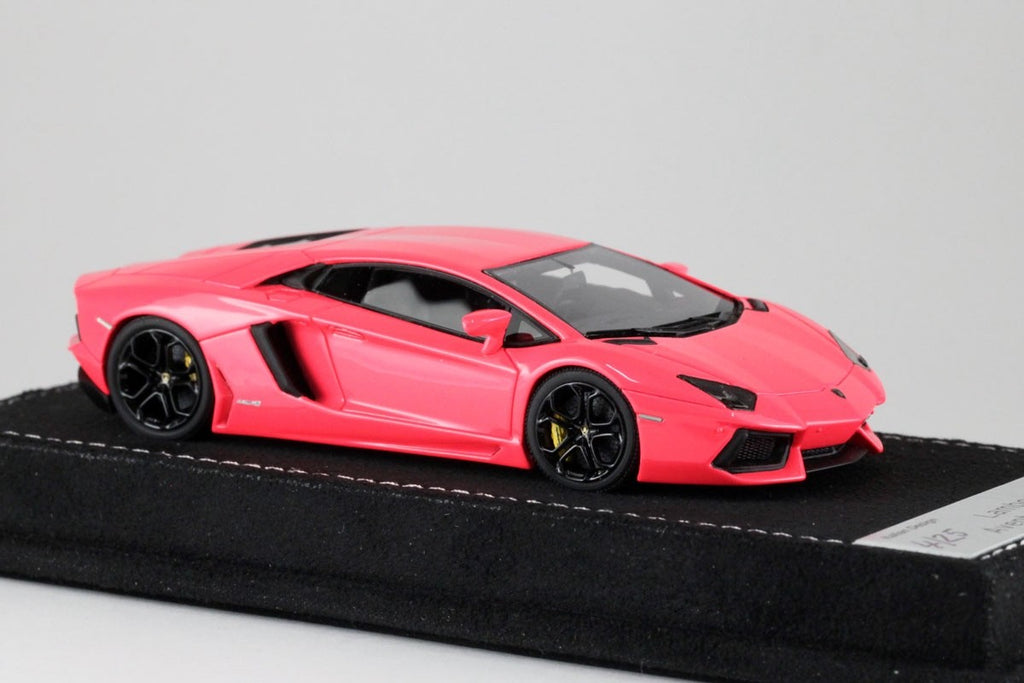 Looksmart LS384HC2 1/43 Lamborghini Aventador LP700-4 Pink Gloss Leather Ltd25