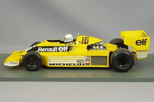 Spark S18S502 1/18 Renault RS01 1979 Belgian GP #16 Arnoux