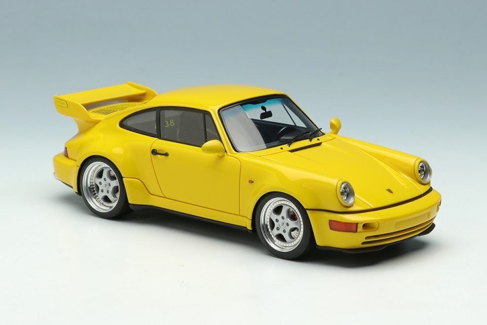 Make Up VISION VM156B 1/43 Porsche 911 964 Carrera RS 3.8 Speed Yellow 1993