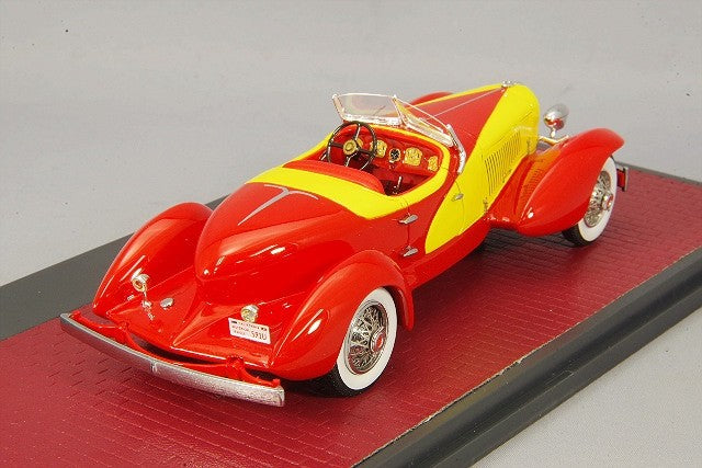 MATRIX MX50307-022 1/43 Cord L-29 LaGrande Speedster 1931 Yellow Red Resin