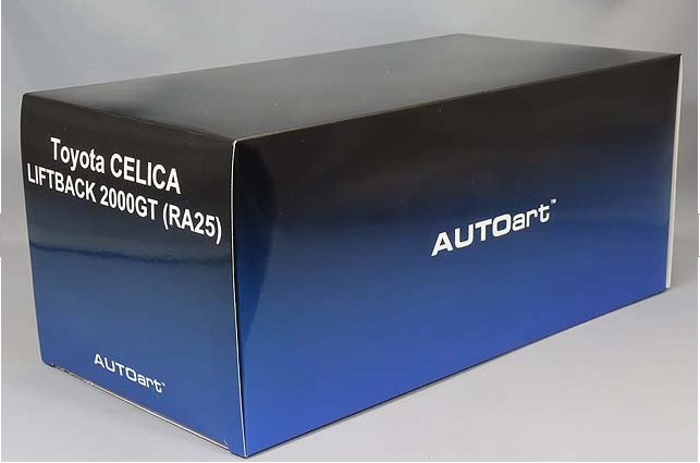 AUTOart 78767 1/18 Toyota Celica Liftback 2000GT RA25 1973 Turq Blue