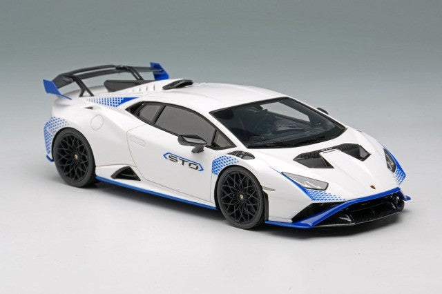 EIDOLON EM737G 1/43 Lamborghini Huracan STO 2021 White Blue Resin