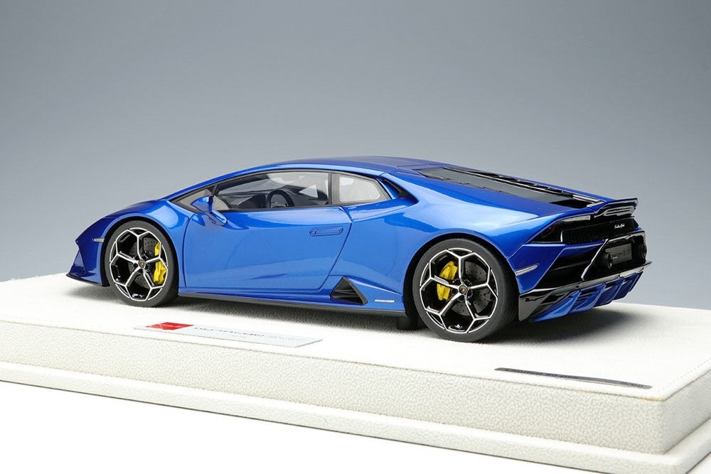 Make Up EIDOLON EML031B 1/18 Lamborghini Huracan EVO Blu Nethuns Asir Wheels