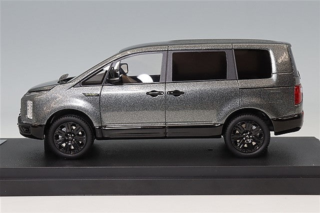 MARK43 PM43157BGK 1/43 Mitsubishi Delica D:5 Chamonix Graphite Gray Metallic