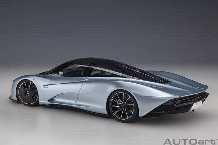 AUTOart 76086 1/18 McLaren Speedtail – Metallic Light Blue (Composite Diecast)
