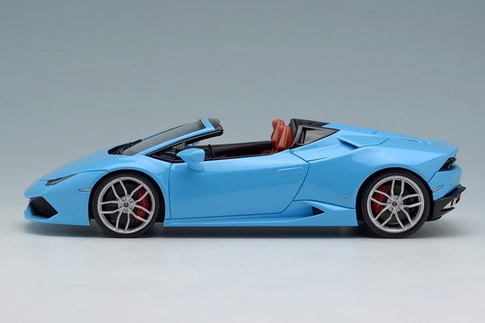 EIDOLON EM342A1 1/43 Lamborghini Huracan LP610-4 Spider Pearl Light Blue Resin