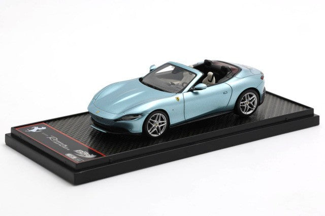 BBR BBRC282A 1/43 Ferrari Roma Spider Metallic Celeste Trevi LE 200pcs