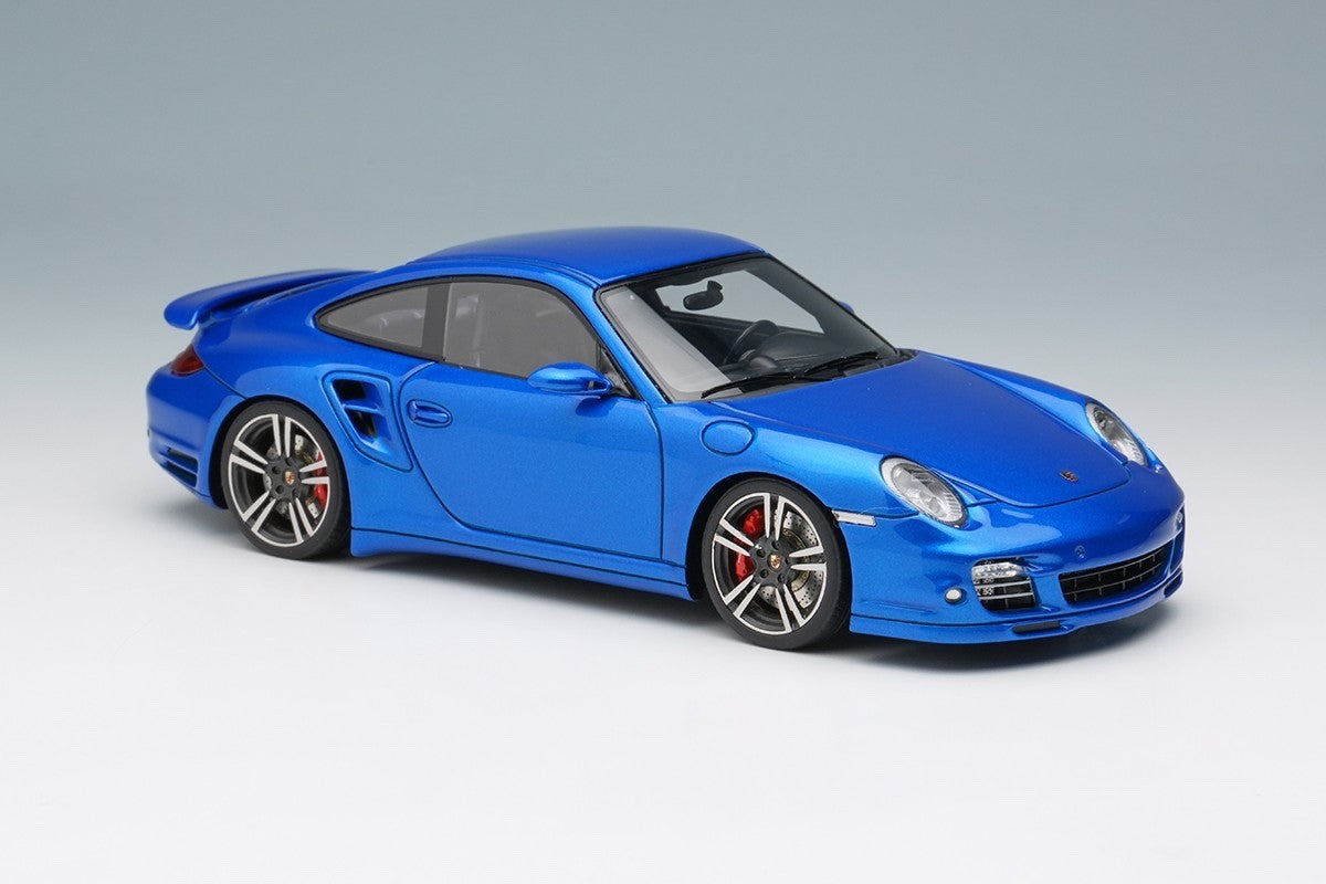 Make Up Eidolon EM619C 1/43 Porsche 911 (997.2) Turbo 2010 Aqua Blue (Resin)