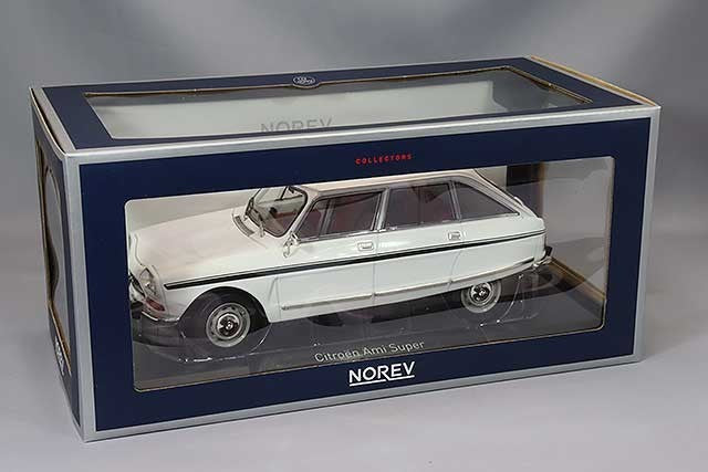 Norev NO181679 1/18 Citroen Ami Super 1974 Meije White Die-cast