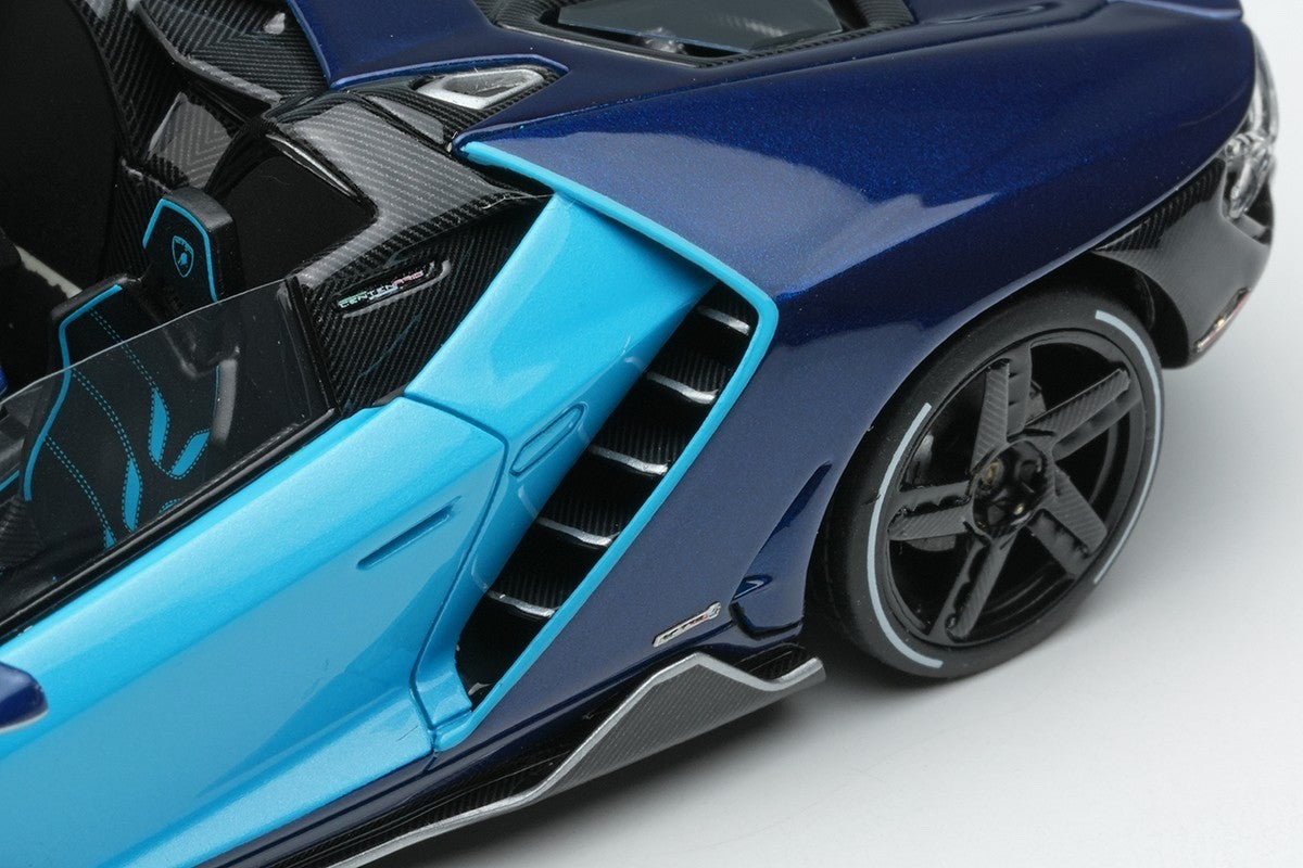 EIDOLON EM406C 1/43 Lamborghini Centenario Roadster LP770-4 2016 Blu Cepheus