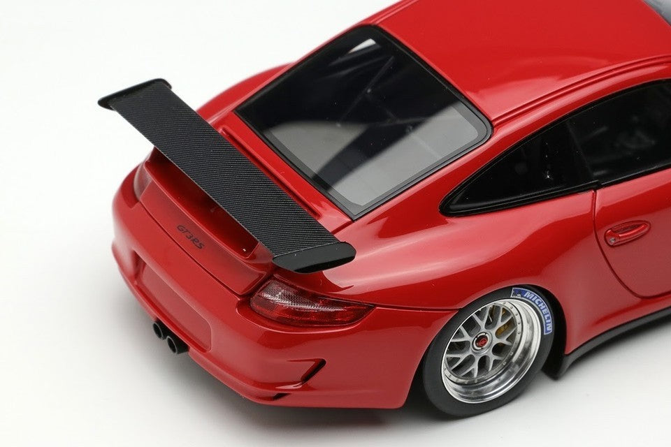 Make Up EIDOLON 1/43 Porsche 911 (997) GT3 RS (BBS Cup Wheel) 2007 Red EM710B