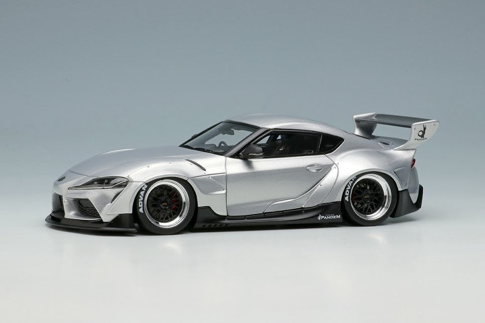 Make Up EIDOLON RB006D 1/43 Toyota Pandem GR Supra Ver1 Silver Metallic 2019