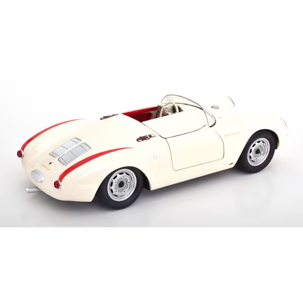 KK scale KKDC120114 1/12 Porsche 550A Spyder 1953–1957 White/Red (Diecast Model)
