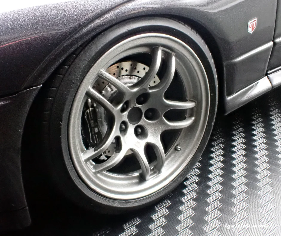 Ignition Model IG3545 1/18 Skyline GT-R BNR32 Initial D Gunmetal