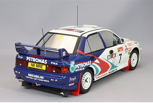 OTTO OTM475 1/18 Mitsubishi Lancer Evo III Gr.A 1996 Australia Rally Winner
